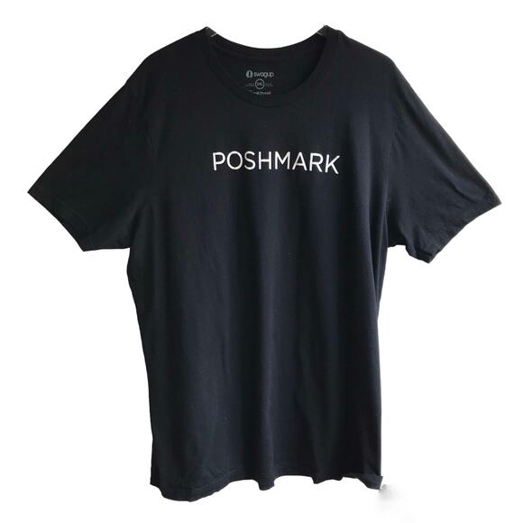 Poshmark Logo Spellout Tee Size 3XL 100% Cotton Short Sleeve T-Shirt Swagup 3X - Picture 1 of 14